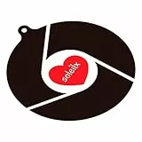 soleilx Tappetino per Piano Cottura Induzione per Cucinare Antiscivolo in Silicone –Tappetino Induzione Antigraffio Sottopentola Tappetino Protettivo Piano Induzione Magentico Forno Rotondo 22 cm