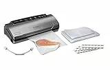 Caso VC 10 Plus Edition – con set di accessori di grandi dimensioni, saldatura da 30 cm, spessore del vuoto variabile, pompa a vuoto 9 l/min, grigio, argento, confezione da 1