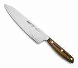 Arcos Serie Nordika - Coltello da Chef Coltello da Cucina - Acciaio Inossidabile NITRUM - Lama di 210 mm - Manico in legno Ovengkol FSC naturale al 100% - Confezione riciclata al 100%