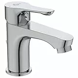 Ideal Standard BC647AA Alpha Rubinetto per lavabo, con scarico in metallo, cromato