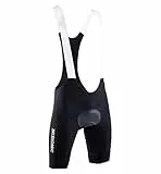 X-Bionic Invent 4.0 - Salopette Ciclismo Uomo - Abbigliamento Ciclismo Professionale - Pantaloncini Imbottiti da Gara - Massimo Comfort- Bib Shorts, Nero, L