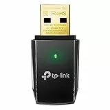 TP-Link Archer T2U Adattatore USB Scheda di Rete, Wireless Dual-Band 600Mbps, 2.4GHz & 5GHz, 1 Antenne Interne, USB 2.0, Mini Size