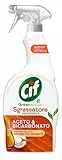 Cif Sgrassatore Universale, Sgrassatore Cucina con Aceto e Bicarbonato, 650 ml, per Pulire il Grasso Più Ostinato di Forno, Fornelli e Piano Cottura, con Agenti Pulenti di Origine Naturale