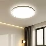 EASY EAGLE Plafoniera LED Soffitto, 18W Lampada da Soffitto Moderna Ø22CM 3000K 1800LM Plafoniera Camera da Letto per Corridoio, Cucina, Soggiorno, Ufficio, Garage, Cantina, Sala, Balcone