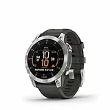 Garmin Epix, Smartwatch, 47Mm, Display Amoled 1,3', Touchscreen, +30 Sport, Gnss Multi-Band, Cardio, Spo2, Mappe, Autonomia 16 Giorni (Grigio ardesia), Nero, 4.7 x 4.7 x 1.51 cm, 85 grammi