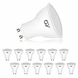 GY 12 lampadine LED GU10, 8W equivalenti a 80W, 4000K bianco neutro, 800 lumen, lunga durata, basso consumo, adatte per illuminazione a binario e case da incasso certificate CE, non dimmerabile