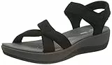 Clarks Arla Gracie, Sandali bassi Donna, Nero (Nero Tessuto Nero), 37.5 EU