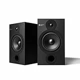 Cambridge Audio SX60 - Coppia di altoparlanti passivi cablati da montare in piedi per sistemi HiFi o Home Cinema - Ottimizzati per una risposta in frequenza uniforme e omogenea - Nero opaco