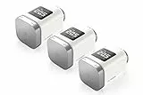 Termostato per radiatore II Bosch Smart Home, set 3 pz., termostati smart con funzionamento tramite app, compatibile con Amazon Alexa, Apple HomeKit, Google Home - Amazon Edition