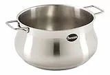 Barazzoni Tummy Casseruola due maniglie, Acciaio inox 18/10, Diametro cm 14, Litri 1,5. Made in Italy.