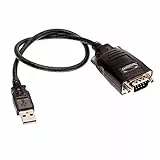 Ewent - Convertitore Adattatore da USB 2.0 a Seriale RS-232 - Compatibile con Windows e Mac - Cavo da 1,5 Metri