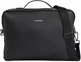 Calvin Klein Must Conv Borsa per Laptop SMO, Computer Uomo, CK Nero, OS