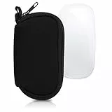 kwmobile Custodia Mouse Wireless Compatibile con Apple Magic Mouse 1/2 - Custodia Neoprene Mouse - Astuccio Porta Mouse PC Gaming Nero