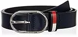 Tommy Jeans TJW Oval 3.0 Cinghie, Twilight Navy, 85 Donne