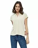 Peppercorn Rosalinda V-Neck Cap Sleeve T-Shirt Curve Donna, Beige (0265 Sandshell), 48