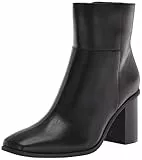 The Drop Ibita, Stivaletto con Tacco Alto e Cerniera Laterale Donna, Nero, 38.5 EU