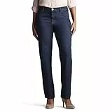 Lee Reta Com Ajuste Relajado. Jeans a Gamba Dritta dalla vestibilità Rilassata, Verona, 48 Lungo Donna