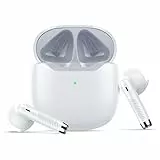 MPWHYL Cuffie Bluetooth in-ear, cuffie senza fili Bluetooth 5.3 con microfono, suono stereo HiFi, mini scatola di ricarica con 30 ore di riproduzione, IPX7 impermeabile senza fili per lavoro e sport