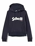 Schott NYC SWGINGER2W, Felpa, Donna, Blu (Navy), XL