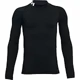 Under Armour Bambino UA CG Armour Mock LS, Maglia Termica Bambino