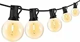 VANDABAO Catena Luminosa Esterno - 10m Luci da Esterno Giardino,27+3 G40 Lampadine Lucine da Esterno Catene Luminose Esterni Decorative per Natale Terrazzo Matrimonio Partito