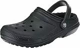 Crocs Classic Lined Clog, Zoccoli Unisex – Adulto, Nero (Black/Black), 45-46 EU
