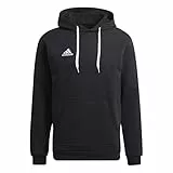 adidas Entrada 22 Hooded Sweat, Felpa con Cappuccio Uomo, Black, M