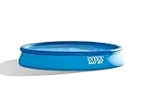 Intex 28158 Easy Set Piscina Tonda Fuoriterra Gonfiabile con Pompa Filtro, Blu, 457 cm