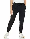 Amazon Essentials Pantaloni Cargo Felpati da Jogging Uomo, Nero, M