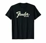 Fender Classic Fender Est. 1946 unisex Maglietta, Nero, S,