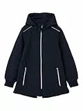 Name It Nkfalfa-Giacca Softshell Long Noos FO, Zaffiro Scuro, 128 cm Donna