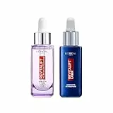 L'Oréal Paris Cofanetto Anti-Rughe, Ideale per Pelli Mature, Include 1 Siero Revitalift Filler Viso Giorno e 1 Notte Laser X3, con Acido Ialuronico Concentrato, con Retinolo Puro
