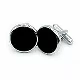 Ruyosn Gemelli uomo, Gemelli gemello per camicia, Gemelli Wedding Business Party Nero