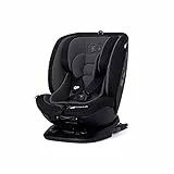 Kinderkraft Seggiolino Auto XPEDITION, Girevole sulla Base a 360°, Isofix, Reclinabile, Poggiatesta Regolabile, Cuscino Riduttore, Bambini da Gruppo 0+/1/2/3, 0-36 Kg, Nero