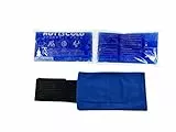 SURGICALMED - 2 Ghiaccio Gel Riutilizzabile - (26 x 15 cm)- Compressa fredda calda, Include 1 Copertura Multiposizione in Tessuto con Fascia di Compressione- Terapie caldo/freddo -Adatto per Microonde