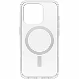 Cover per iPhone 15 Pro OtterBox Symmetry Clear per MagSafe,resistente a shock e cadute ;sottile,testata 3x norme MIL-STD 810G, Trasparente, Senza Retail Package