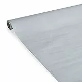 LE NAPPAGE ARTS DE LA TABLE - Tovaglia da tavolo Airlaid in carta, colore argento al tatto morbido, rotolo da 1,20 x 5 m (71446H)
