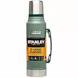 Stanley Classic Legendary Thermos 1L - Mantiene la Temperatura 24 Ore (Caldo/Freddo) - Borraccia Termica - Senza BPA - Bottiglia Termica 1L - Borraccia Acciaio Inox - Termos - Hammertone Green