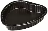 Guardini Arianna Stampo Cuore, Acciaio, Nero, 25 x 25 cm