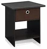Furinno Comodino, Legno, Marrone (Espresso/Brown)