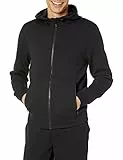 Amazon Essentials Felpa con Cappuccio Active Sweat con Zip (Disponibile nelle Taglie Big & Tall) Uomo, Nero, 5XL Plus