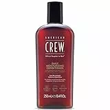 American Crew Daily Moisture Balsamo idratante da uomo, 250 ml, balsamo per capelli rinforzante, senza silicone, protegge dalla secchezza e riduce la rottura dei capelli, vegano