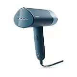 Philips Serie 3000 Stiratrice verticale a vapore - 1000 W, 20 g/min di vapore, Serbatoio dell'acqua estraibile da 100 ml, Piastra in plastica, Blu (STH3000/20)