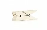 Kikkerland Clothespin Lampada da Lettura, Beige