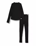 CMP - Set intimo maglia-pantalone da bambini, Nero, 152