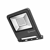 Ledvance Proiettore LED Endura Nero 50W 4500lm 100D - 830 Luce Calda | IP65 - Simmetrico