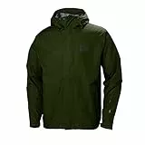 Helly Hansen Seven J Jacket, Giacca da Pioggia con Cappuccio Uomo, 2XL, Verde (Forest Night)