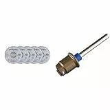 Dremel EZ SpeedClic SC456 Metal Cutting Wheel 5-pack, 5 dischi da taglio con 38 mm di diametro per utensili rotativi & SC402 EZ SpeedClic Mandrel, mandrino SpeedClic con 3,2 mm