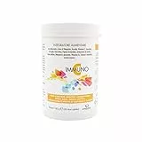 IMMUNO C - Integratore Multivitaminico Completo Naturale in Polvere - Integratore Difese Immunitarie Multivitaminico Donna e Uomo - Integratore Alimentare Sistema Immunitario Bambini e Adulti (160g)