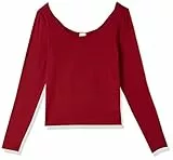 calvin klein L/S Crew Neck Camicia, Red Carpet, M Donna